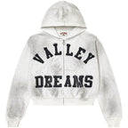 Vale Forever Classico Zip Up Hoodie 'White'