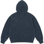 Supreme x MM6 Maison Margiela Box Logo Zip Up Hooded Sweatshirt 'Navy'