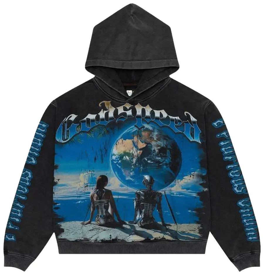Godspeed Artificial Love Hoodie 'Black Wash'