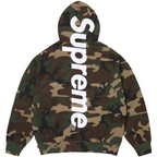 Supreme Satin Appliqué Hooded Sweatshirt 'Woodland Camo'