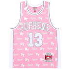 Supreme x Mitchell & Ness Monogram Jersey 'Pink'
