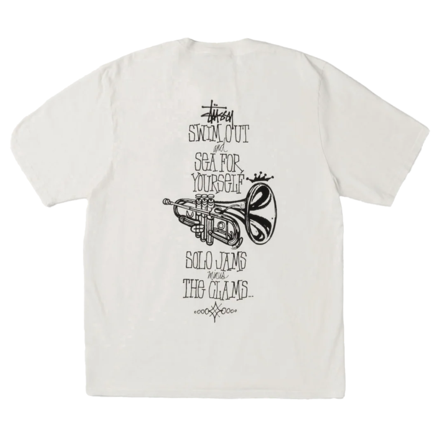 Stussy Swim Out Pigment Dyed Tee 'Natural'