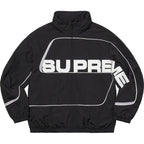 Supreme S Paneled Track Jacket 'Black'