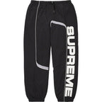 Supreme S Paneled Belted Track Pant 'Black'
