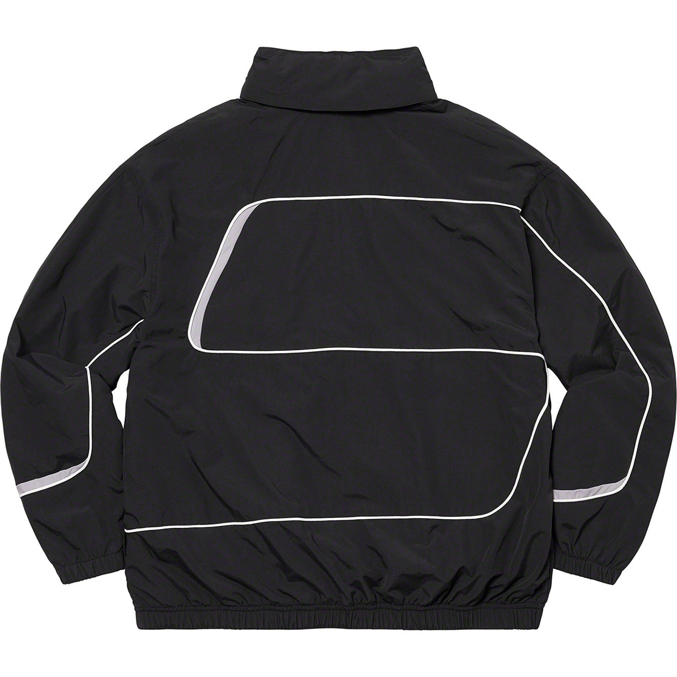 Supreme S Paneled Track Jacket 'Black'
