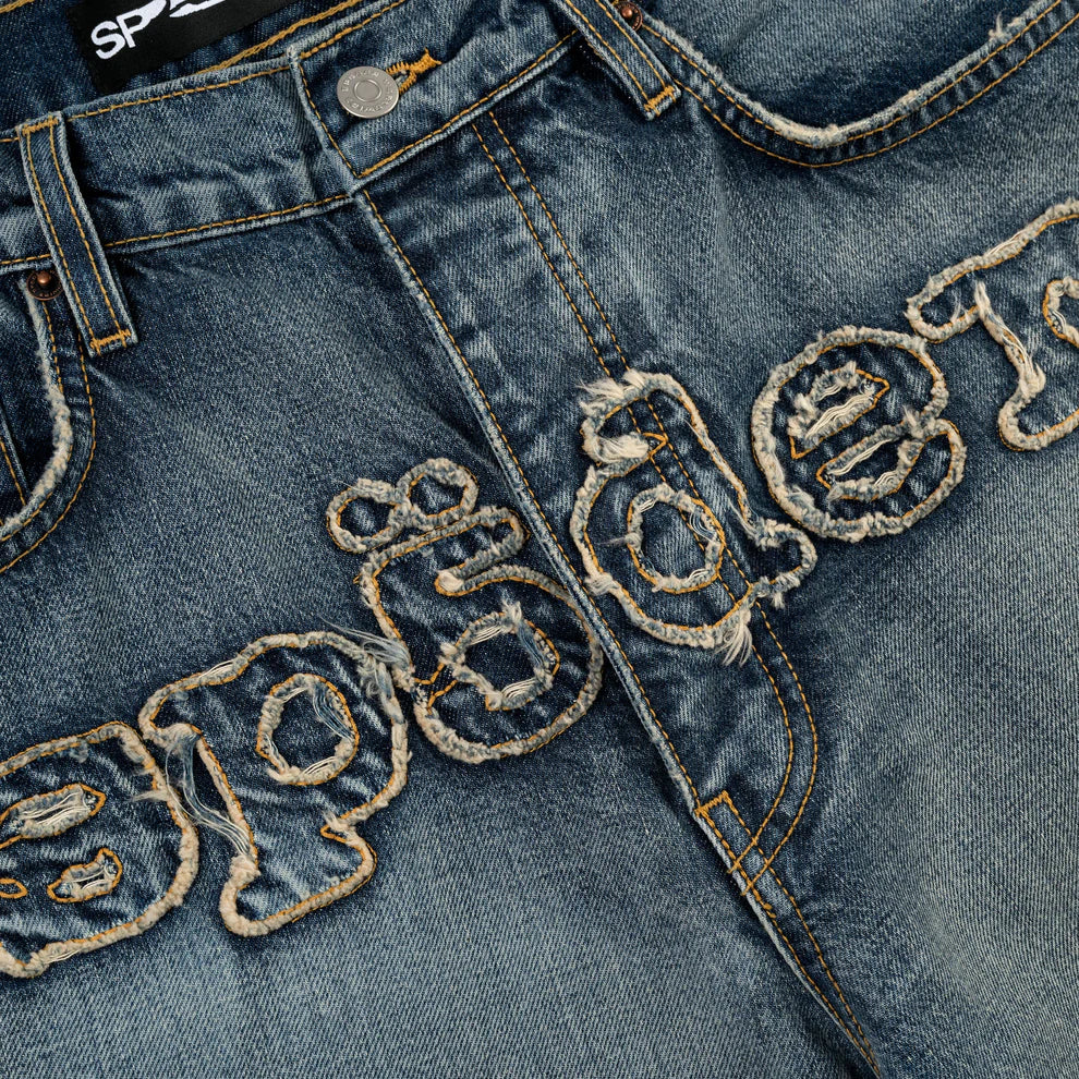 SP5DER DENIM WORK PANT LIGHT BLUE WASH SS25 JEAN