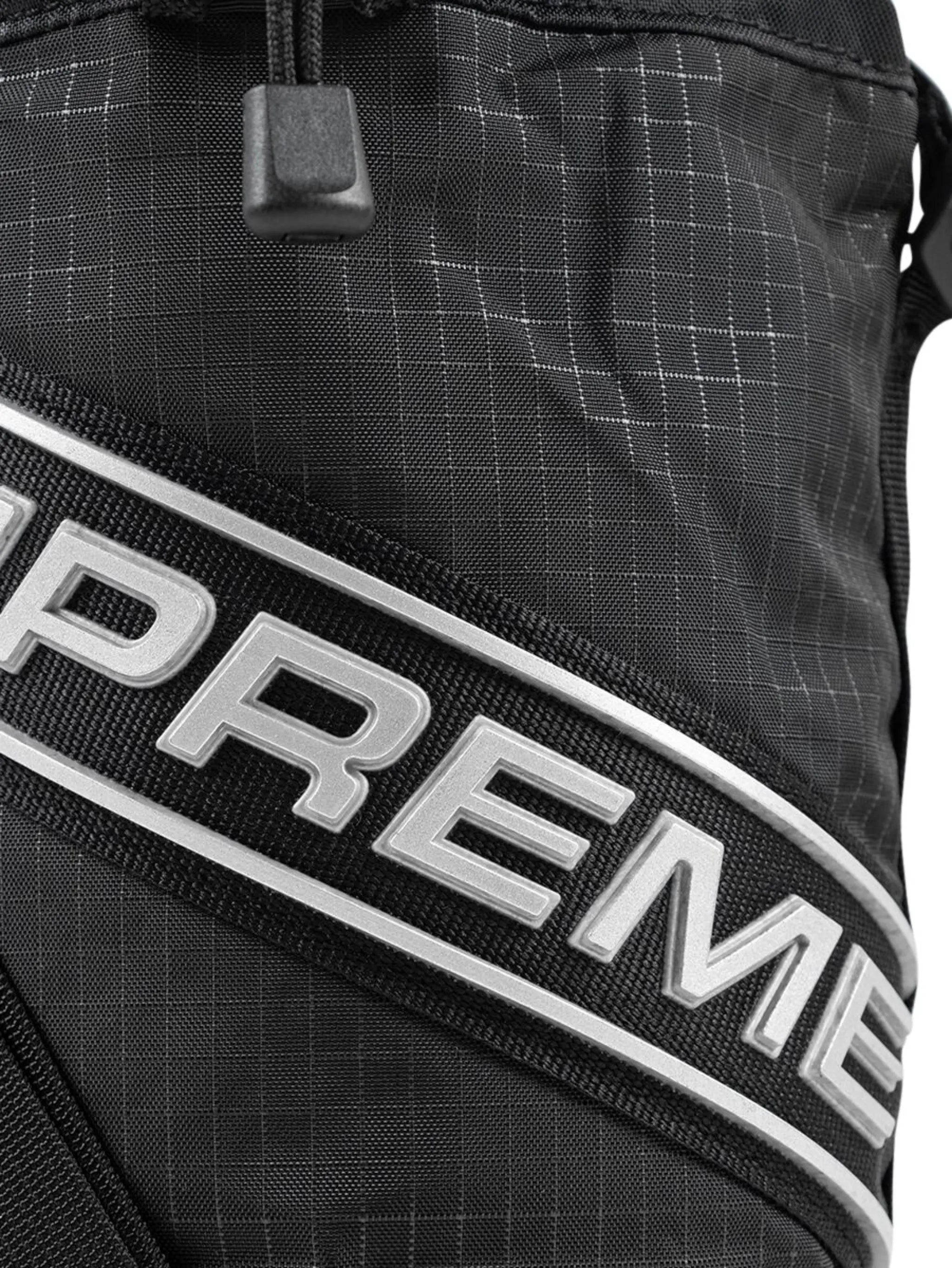SUPREME POUCH BAG FW23 BLACK MORRAL NEGRO