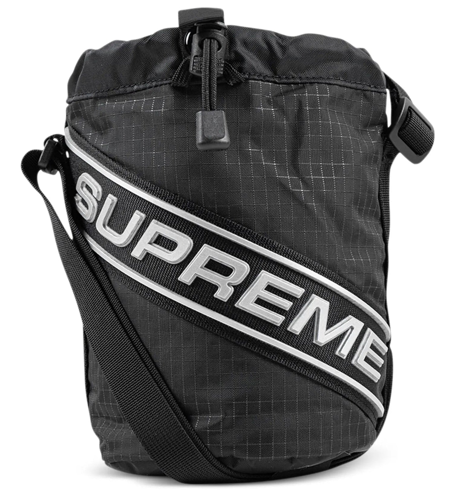 SUPREME POUCH BAG FW23 BLACK MORRAL NEGRO
