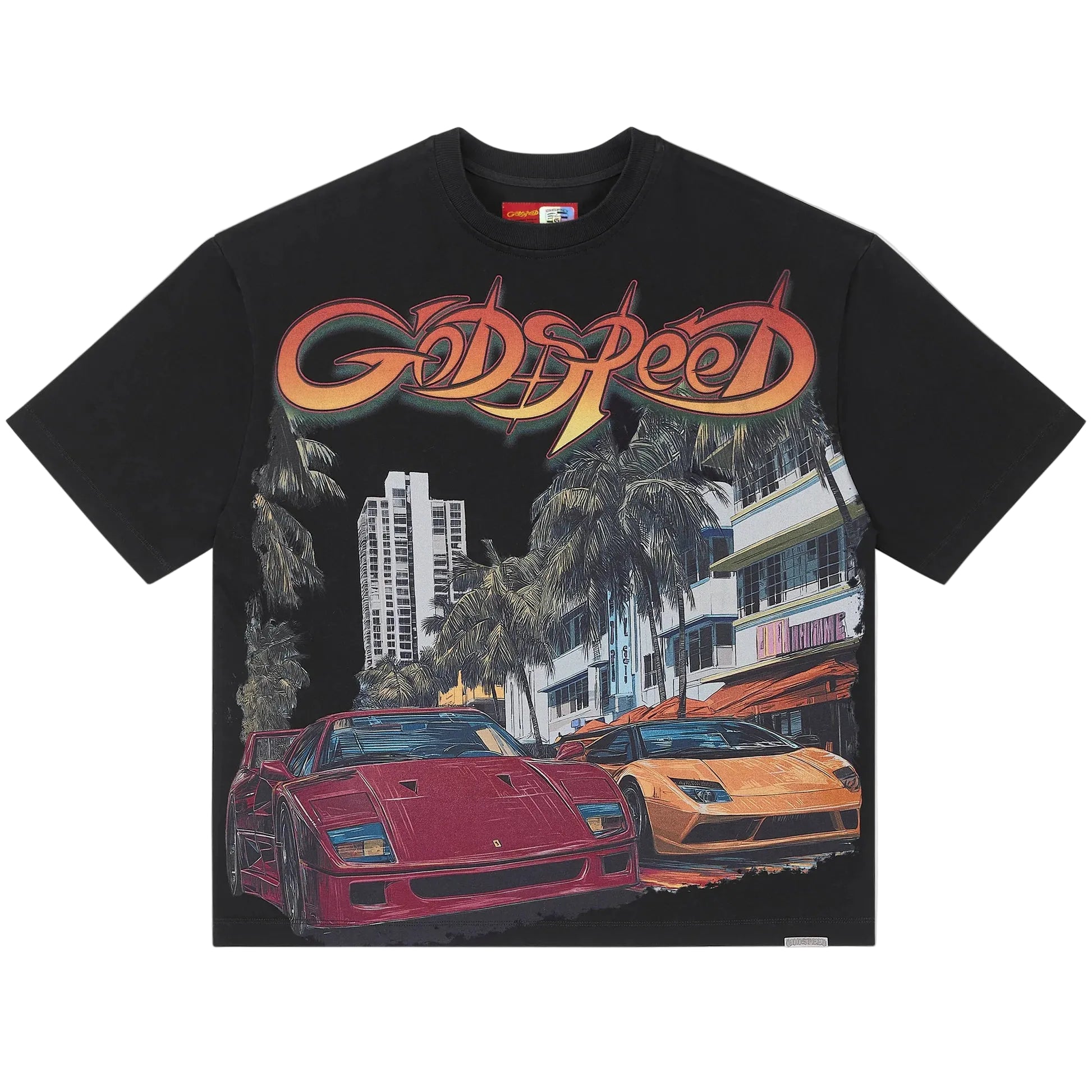 Godspeed South Beach Drive T-Shirt 'Black'