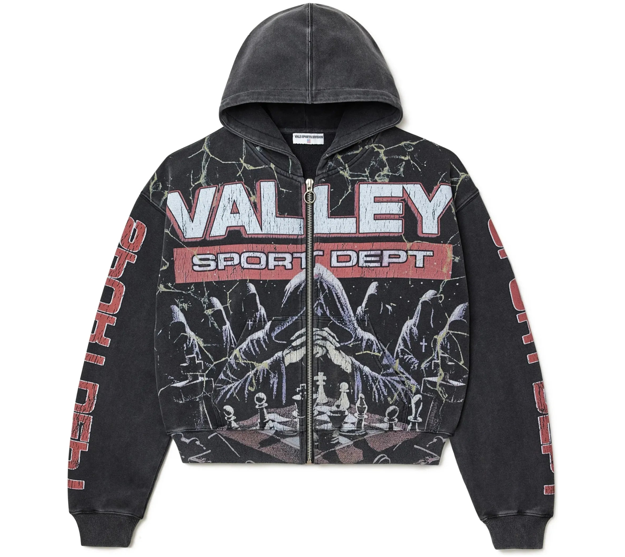 VALE FOREVER MASTERMIND ZIP-UP HOODIE “BLACK”