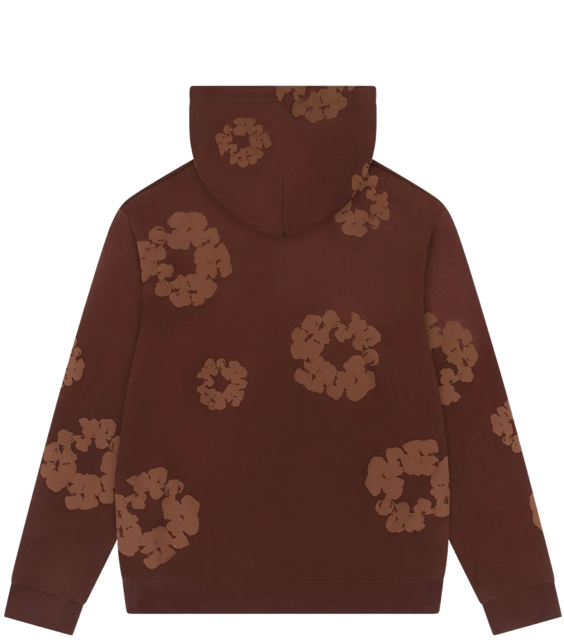 DENIM TEARS MONO BROWN HOODIE POLERA MARRON