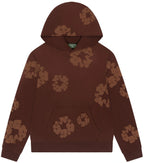 DENIM TEARS MONO BROWN HOODIE POLERA MARRON