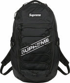 SUPREME LOGO BACKPACK BLACK FW23 MOCHILA NEGRA