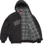 Supreme Reflective Arc Hooded Work Jacket 'Black'