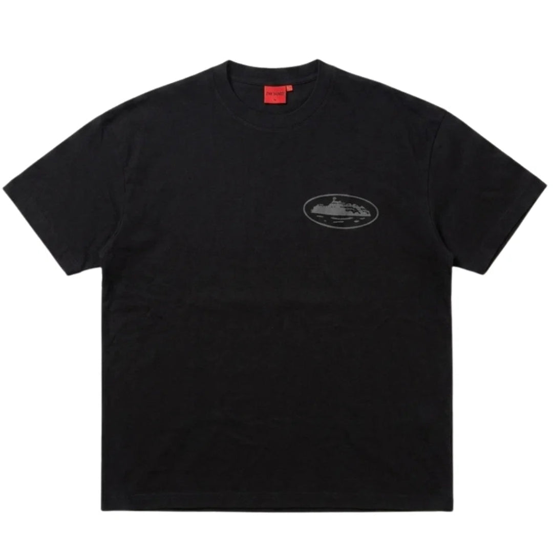 Corteiz OG Island Tee Reflective 'Black'