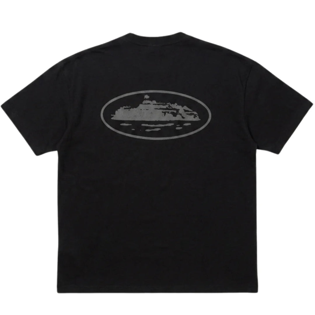 Corteiz OG Island Tee Reflective 'Black'