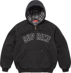 Supreme Reflective Arc Hooded Work Jacket 'Black'