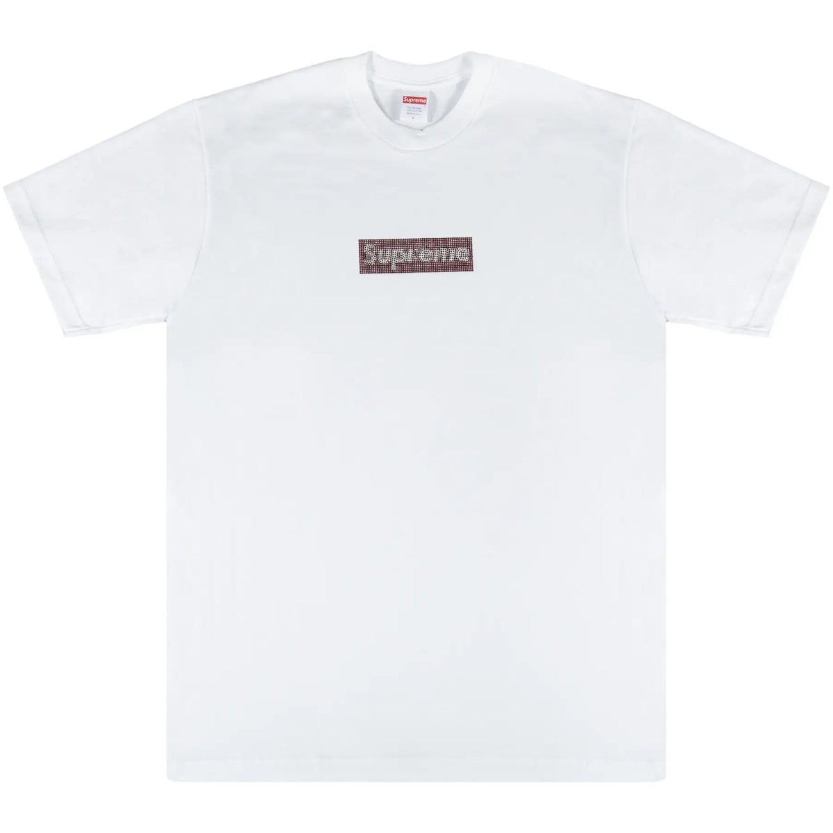Supreme x Swarovski Box Logo T-Shirt 'White'