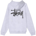Stussy Basic Hoodie 'Ash Heather'