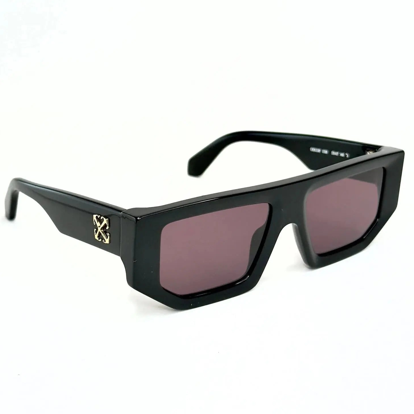 OFF-WHITE VANCOUVER SUNGLASSES “BLACK/DARK BURGUNDY”