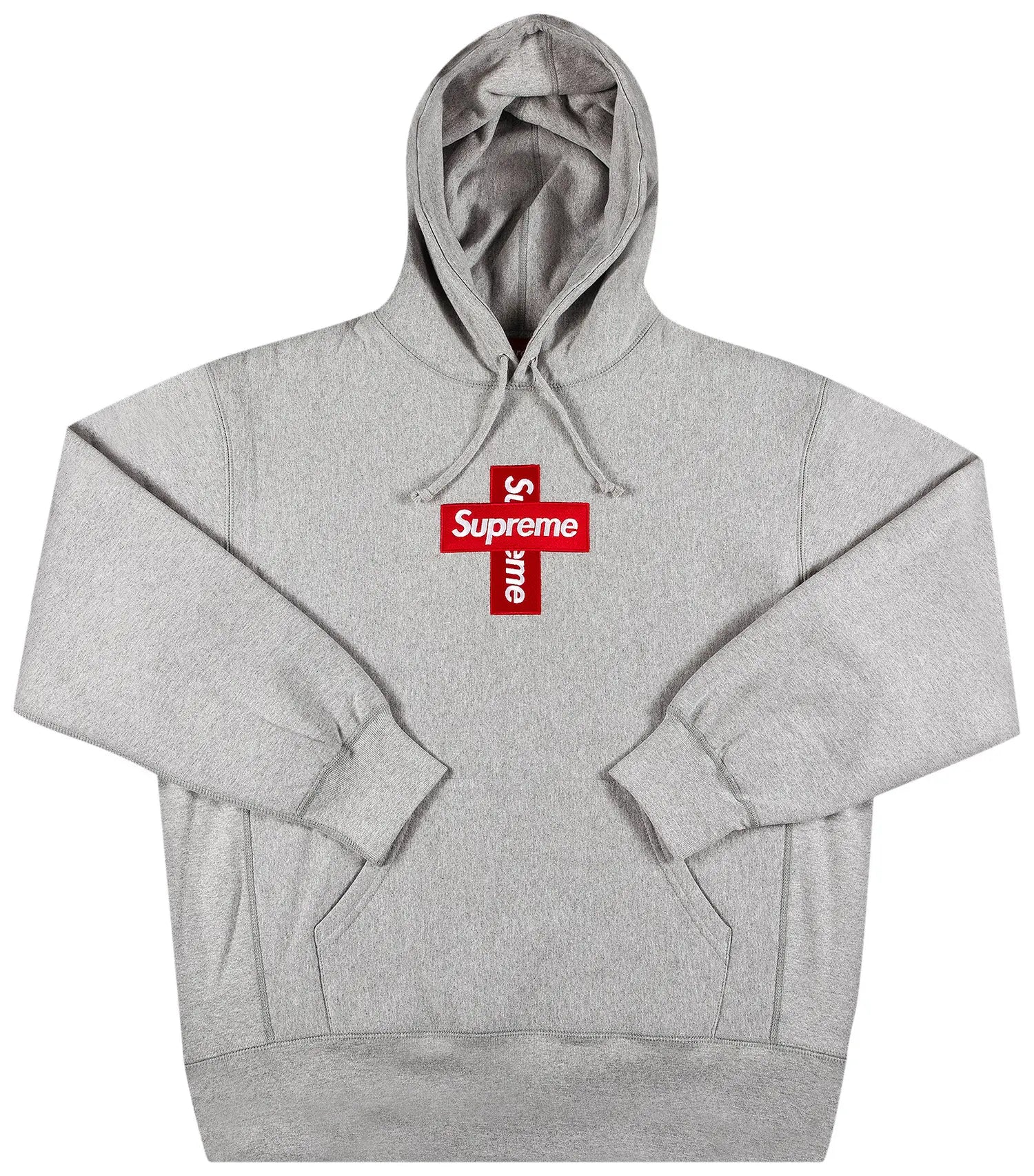 Supreme Cross Box Logo Hooded Sweatshirt