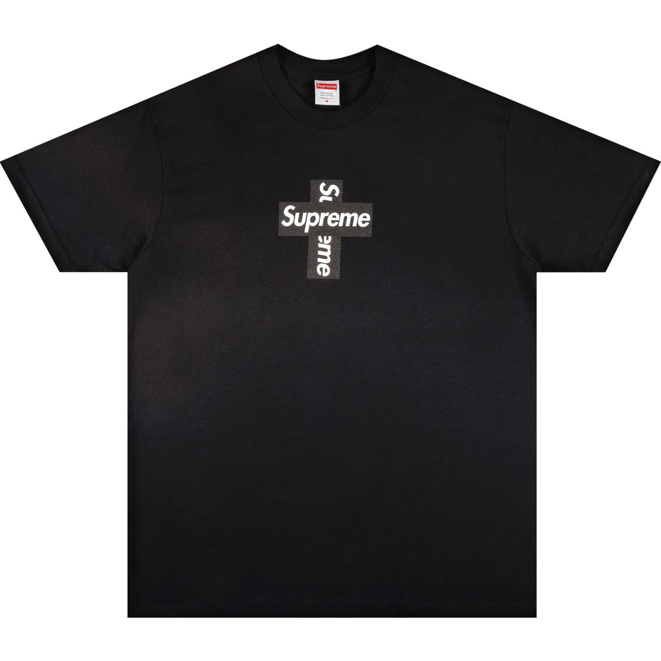 Supreme Cross Box Logo Tee 'Black'