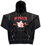 Supreme x True Religion Zip Up Hooded Sweatshirt 'Black'