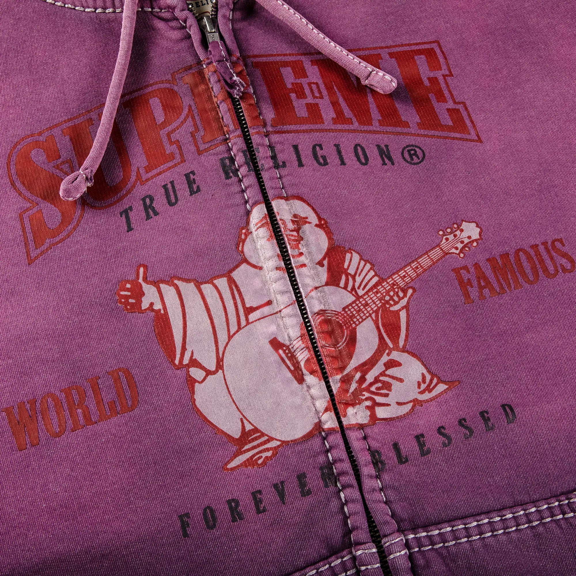 Supreme x True Religion Zip Up Hooded Sweatshirt 'Purple'