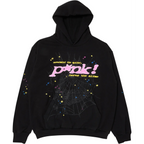 Sp5der P*nk Hoodie 'Black'