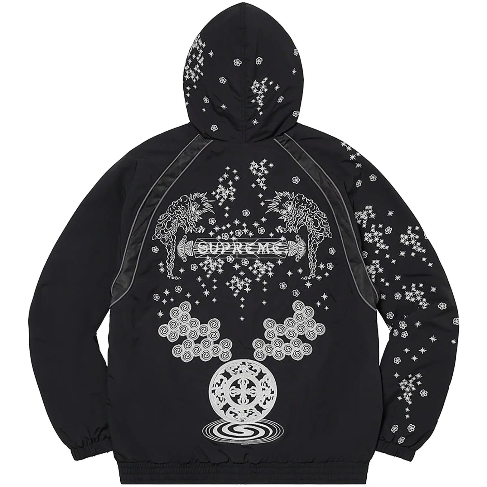 Supreme AOI Glow-In-The-Dark Track Jacket 'Black'