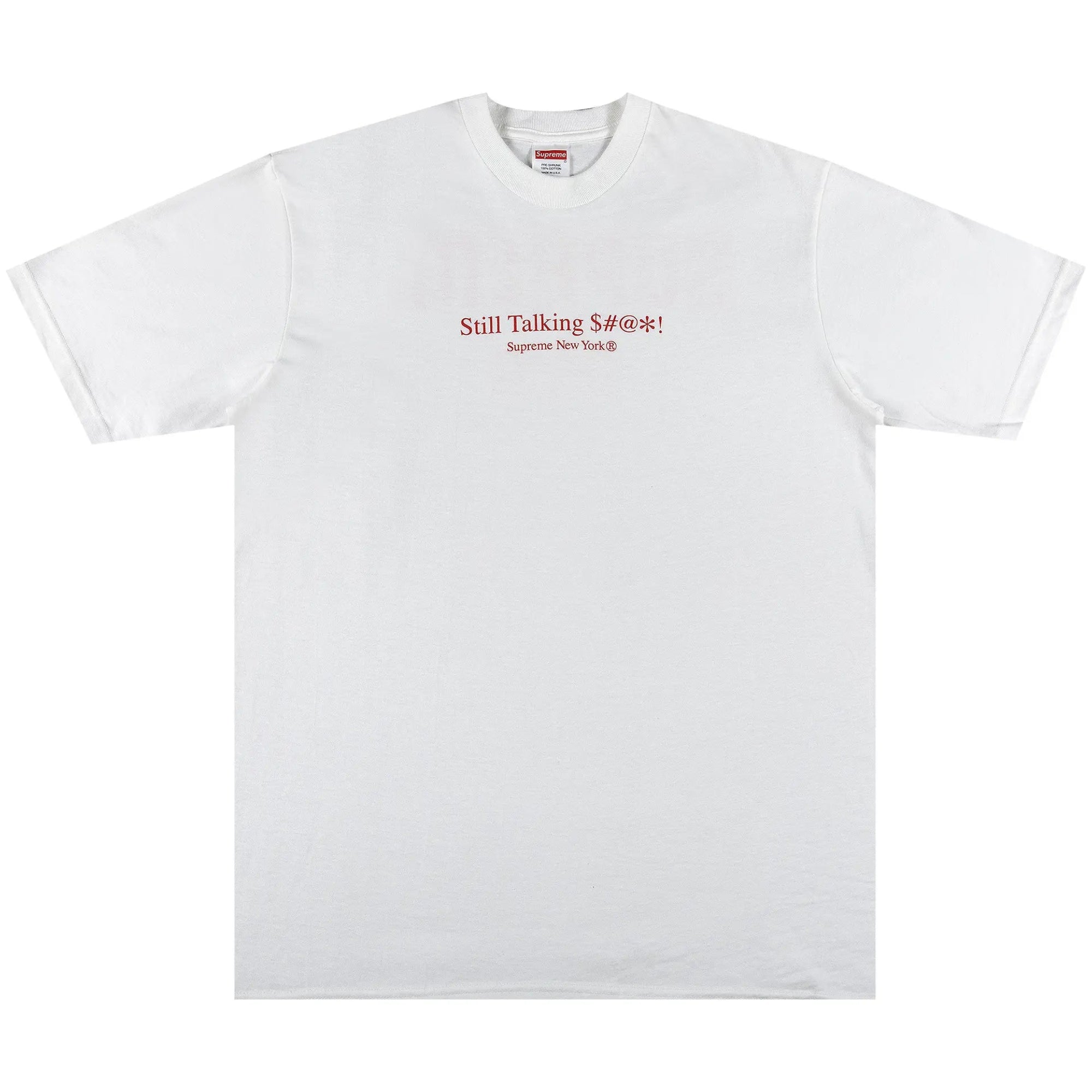 Supreme Still Talking Tee "White"