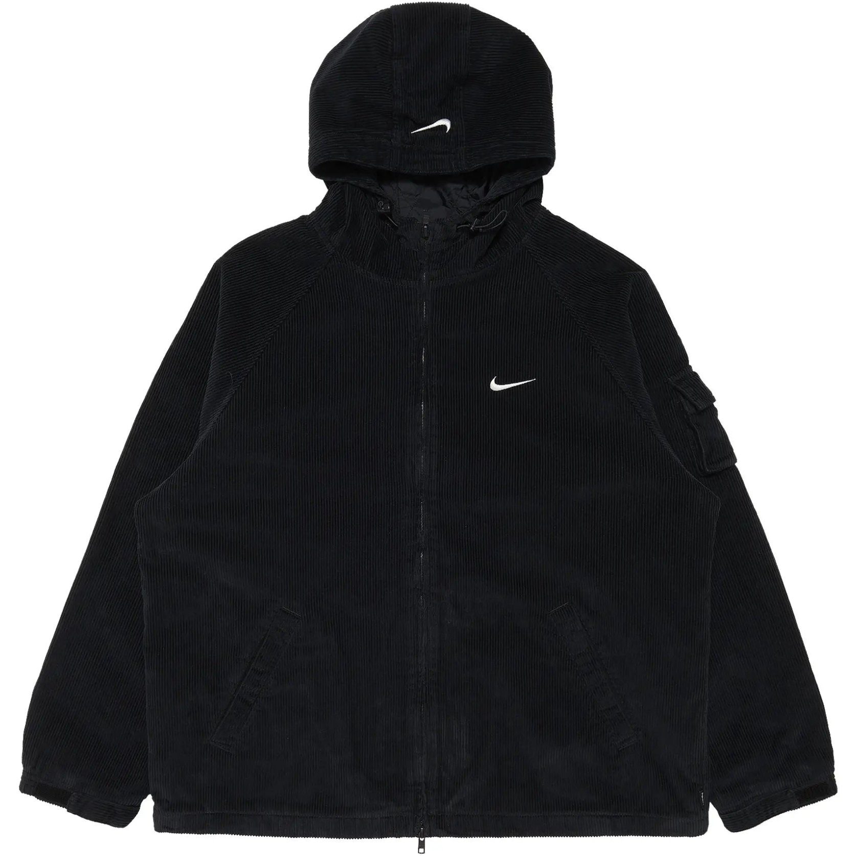 Supreme x Nike Arc Corduroy Hooded Jacket 'Black'