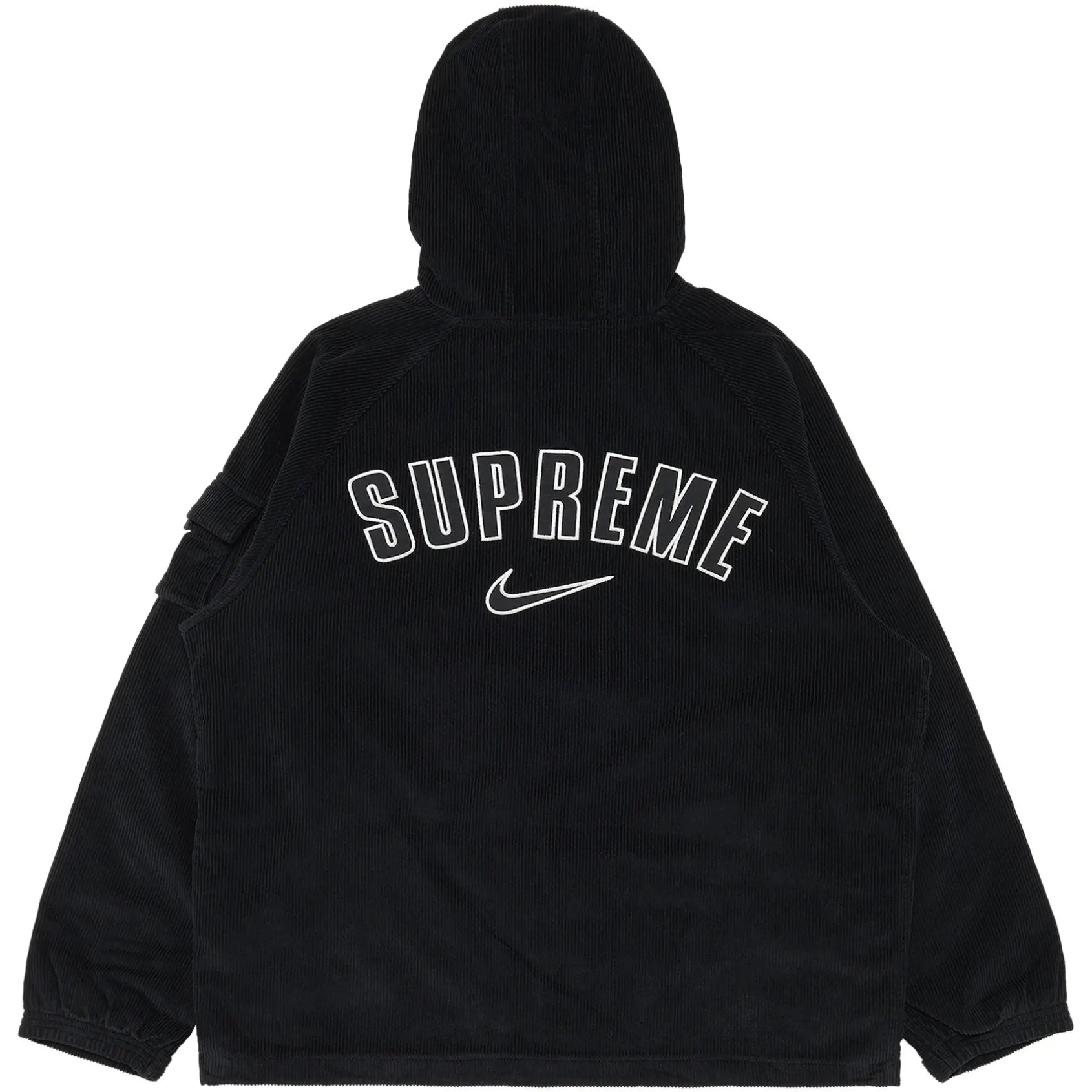 Supreme x Nike Arc Corduroy Hooded Jacket 'Black'