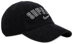 SUPREME CAP CORDUROY 6 PANEL BLACK GORRA NEGRA