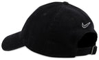 SUPREME CAP CORDUROY 6 PANEL BLACK GORRA NEGRA