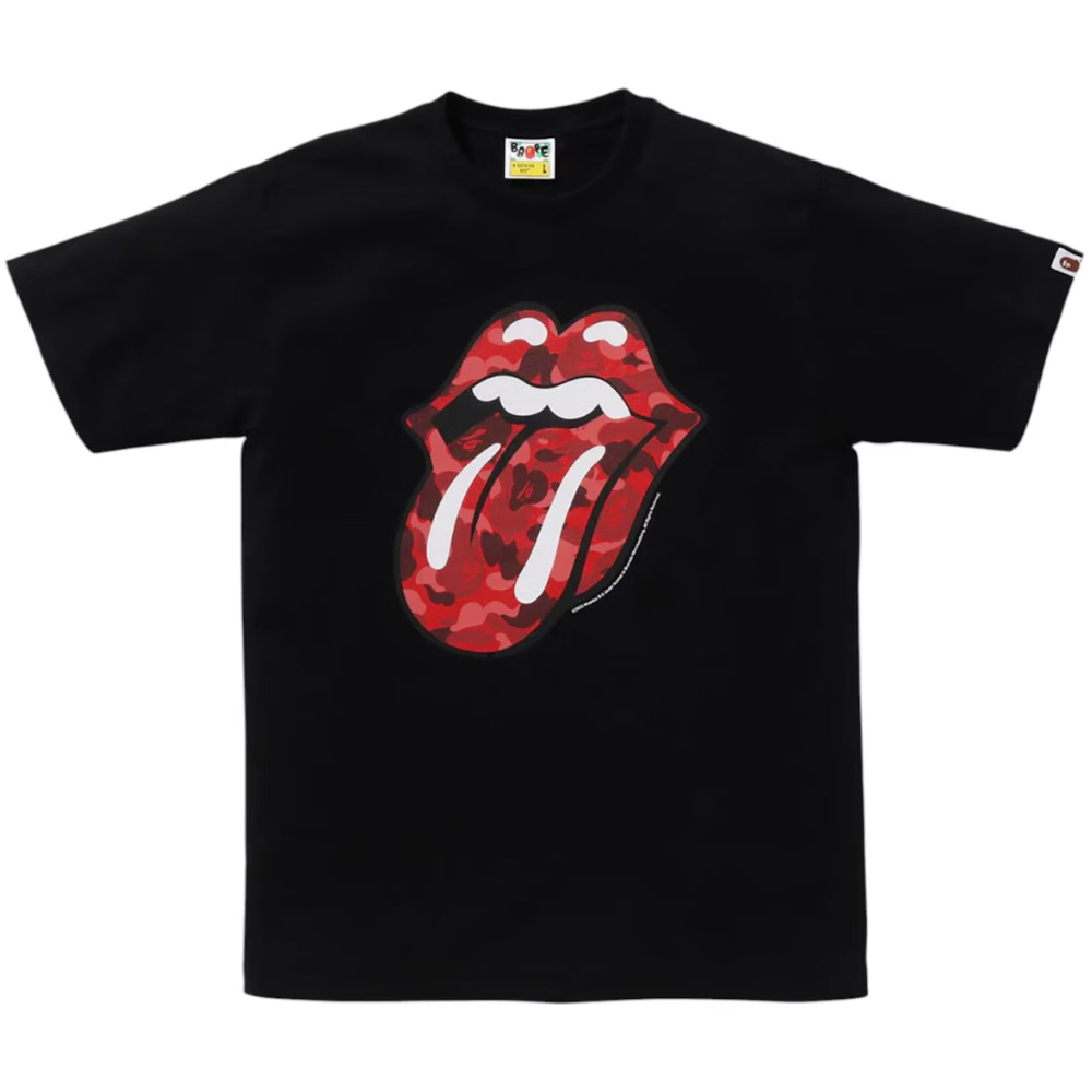 BAPE x Rolling Stones Tee "Black"