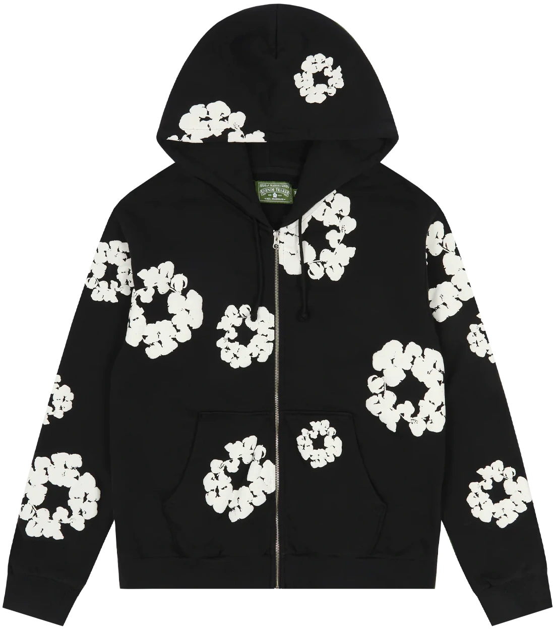 DENIM TEARS COTTON WREATH ZIP HOODIE SS25 POLERA