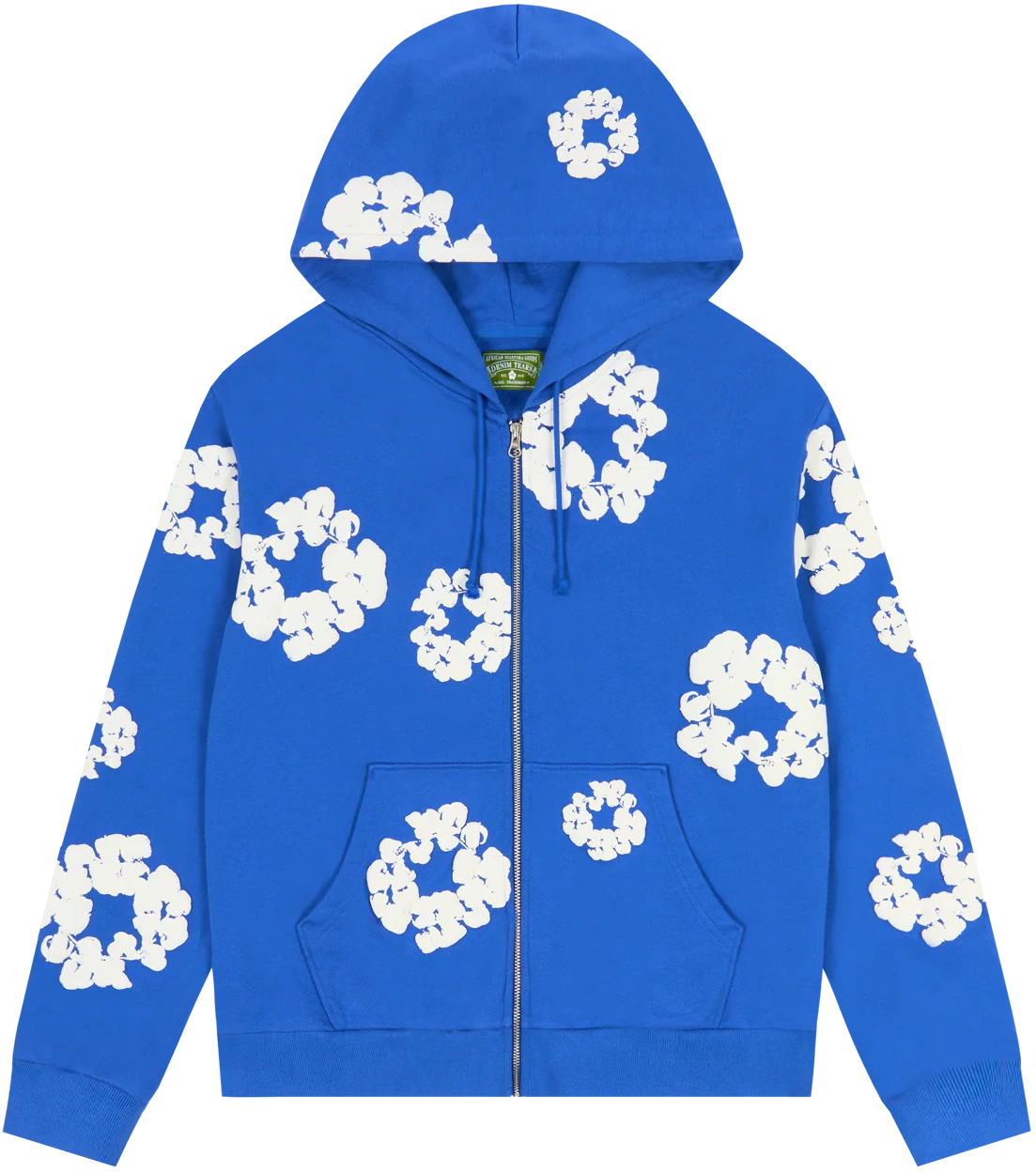 DENIM TEARS COTTON WREATH ZIP HOODIE SS25 POLERA