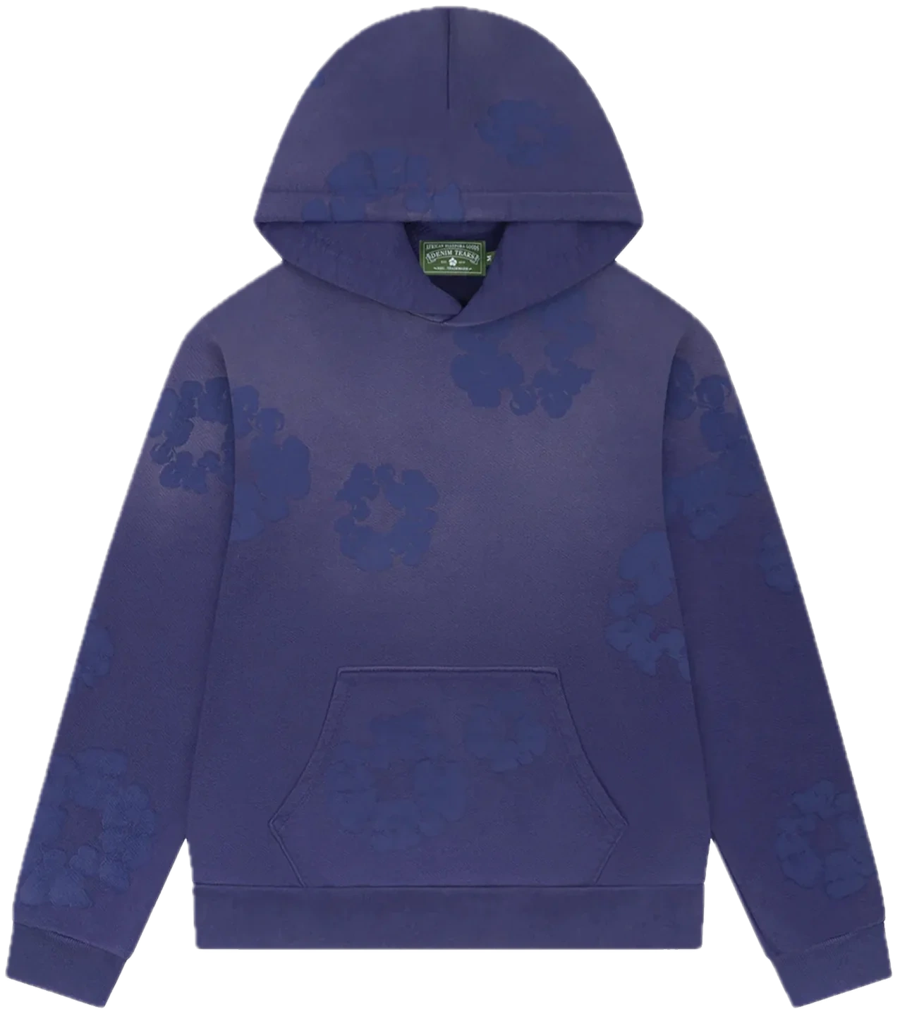 DENIM TEARS WASHED BLUE HOODIE POLERA AZUL