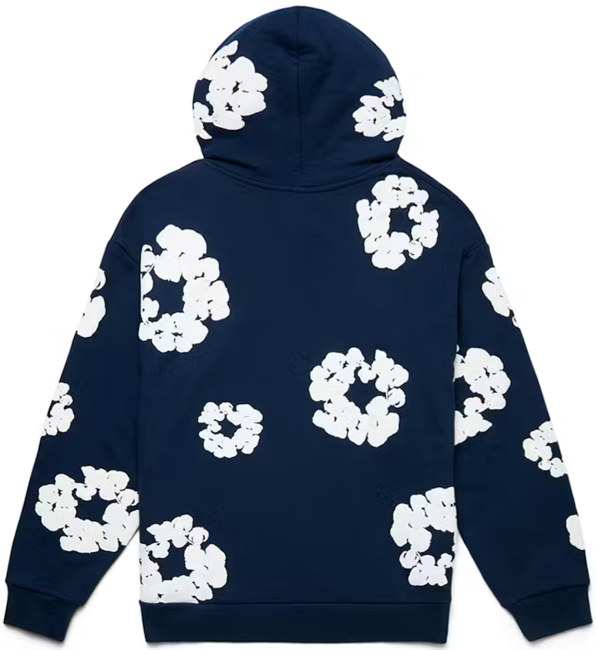 DENIM TEARS NAVY HOODIE POLERA AZUL NAVY