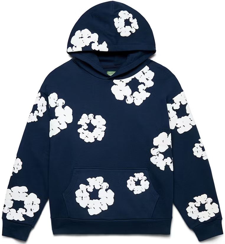 DENIM TEARS NAVY HOODIE POLERA AZUL NAVY