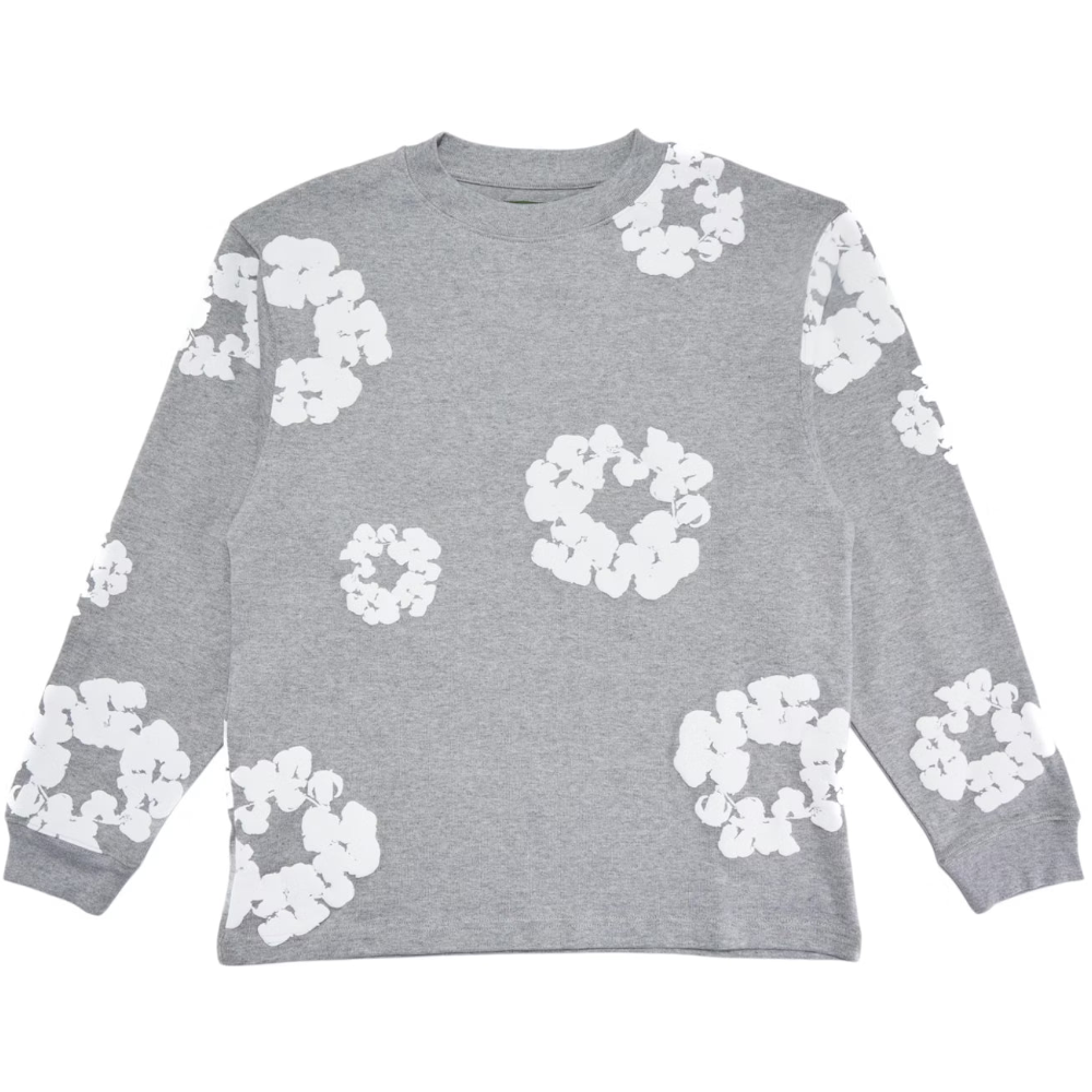 Denim Tears The Cotton Wreath Long Sleeve "Grey"
