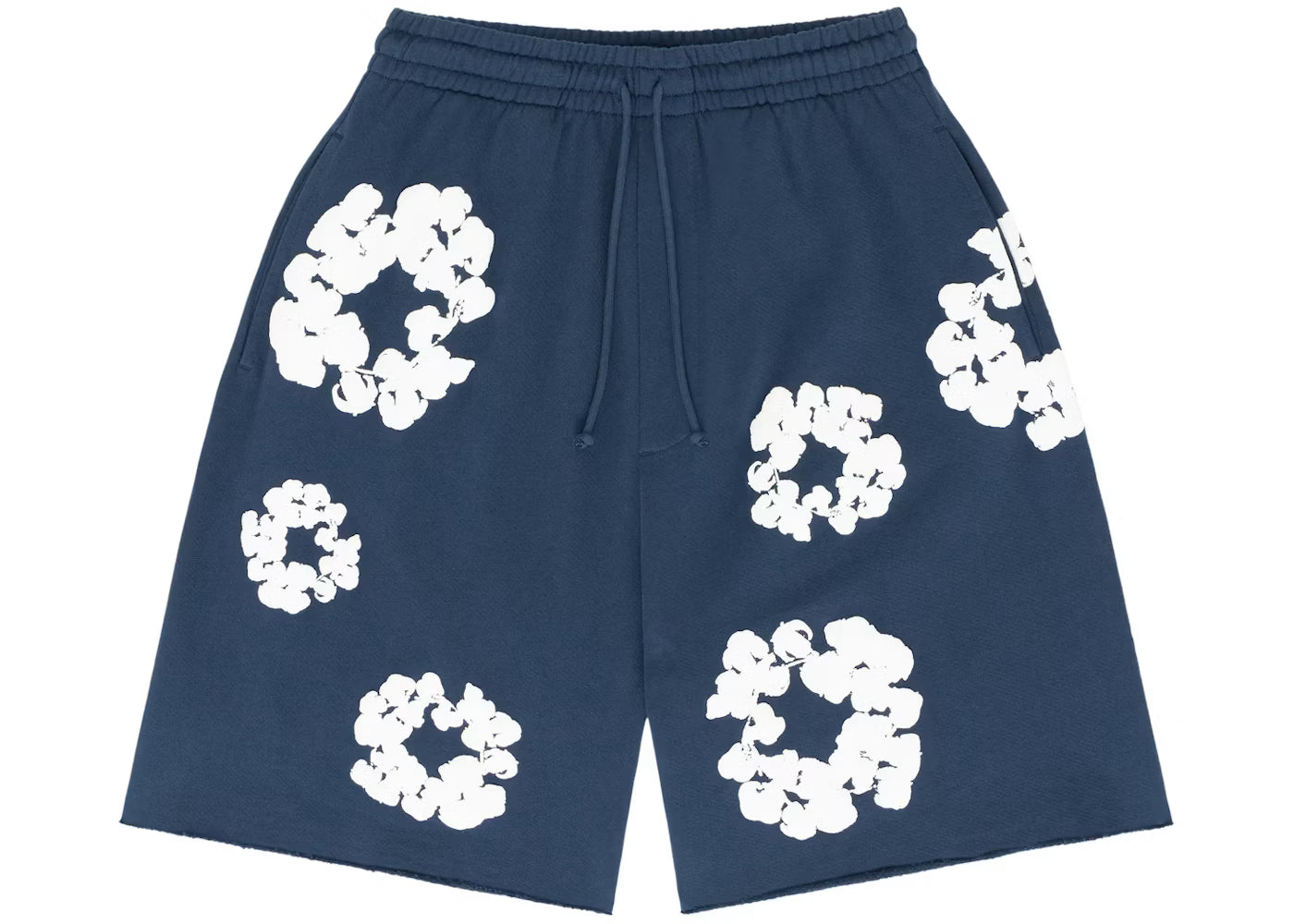 Denim Tears The Cotton Wreath Shorts 'Navy'