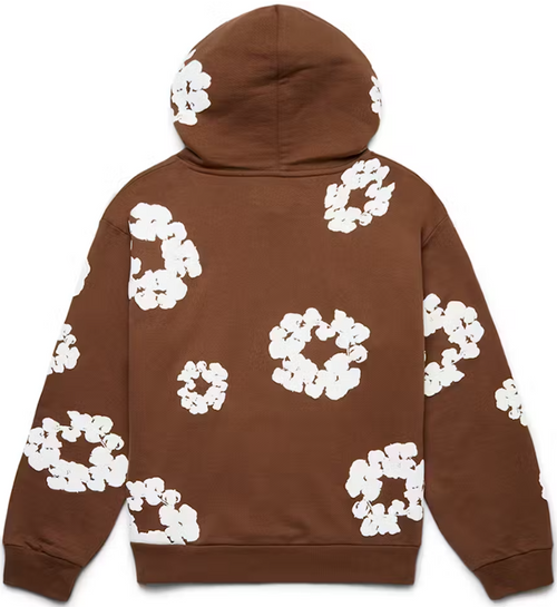 DENIM TEARS BROWN HOODIE POLERA MARRON