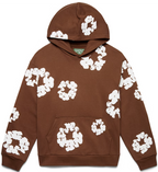 DENIM TEARS BROWN HOODIE POLERA MARRON