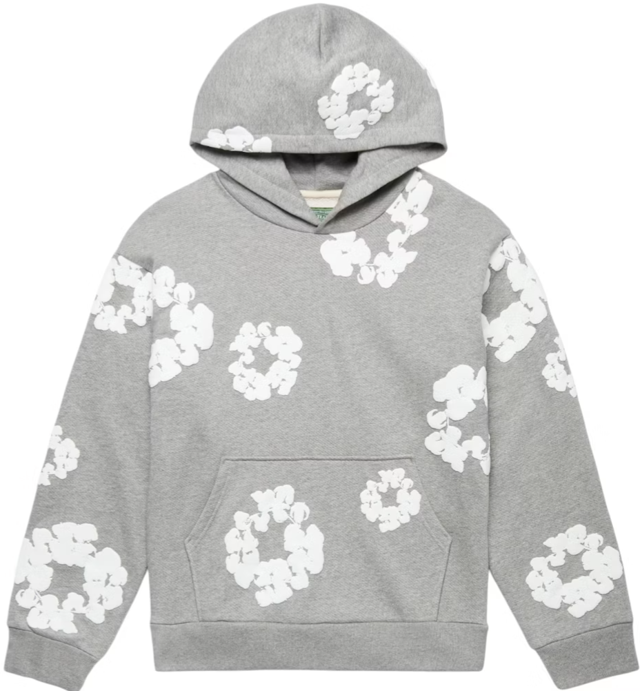 DENIM TEARS GREY HOODIE POLERA GRIS