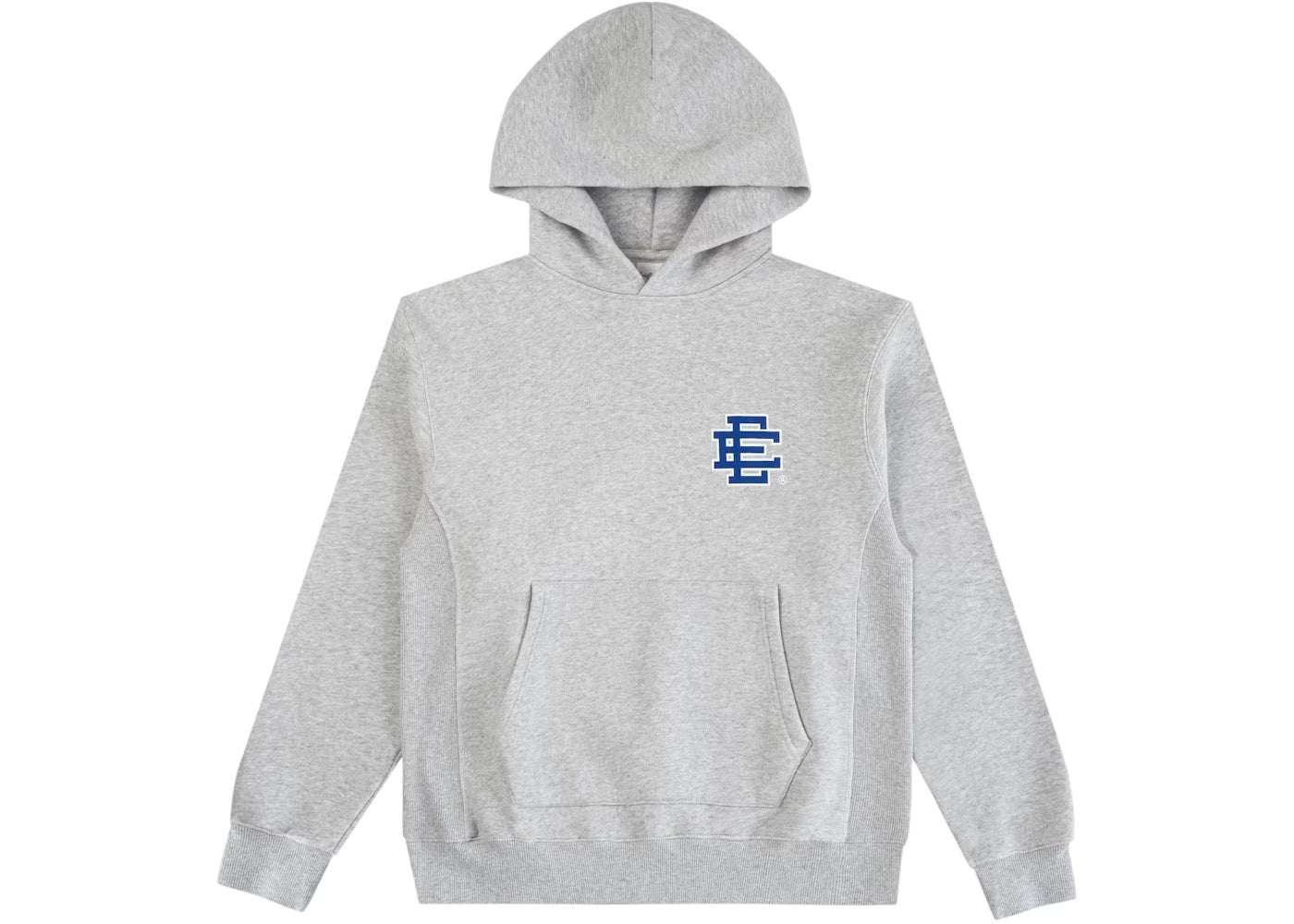 ERIC EMANUEL EE BASIC HOODIE “HEATHER GREY/BLUE” (FW25)