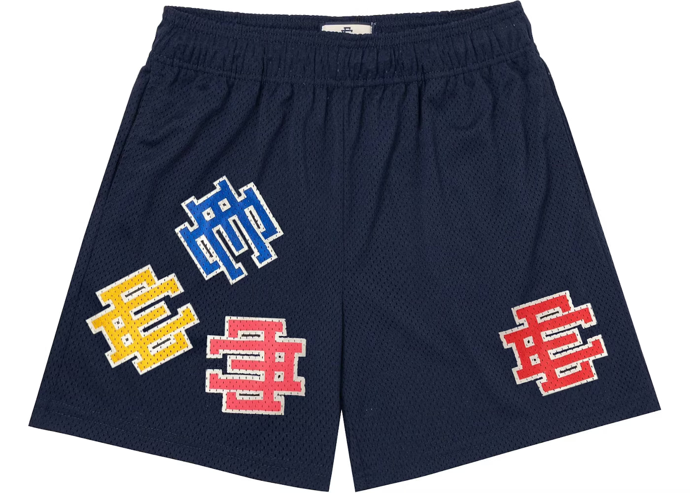ERIC EMANUEL EE BASIC/CORE TEST PRINT SHORT NAVY