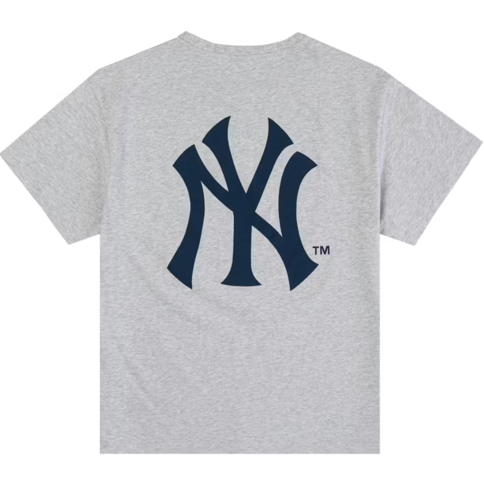 Eric Emanuel EE New York Yankees T-Shirt Heather Grey/Navy