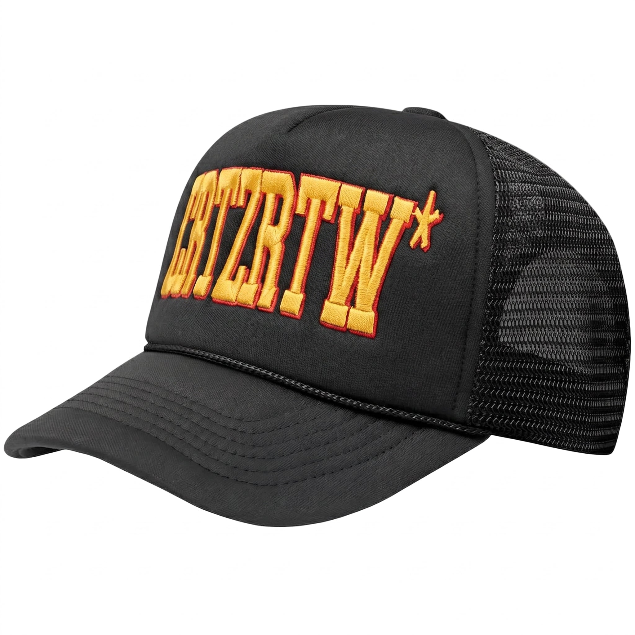 Corteiz Cultfiction Trucker Hat 'Black'